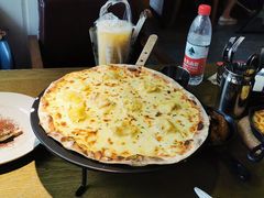 榴莲果肉披萨-机器人火炉披萨