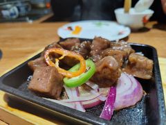 小铁板牛籽粒-强记鱼粥(南村店)