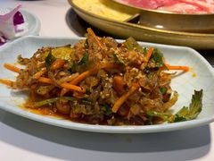 泡椒鱼皮-猪啊牛呀羊啊铜盘烤肉(正大广场店)