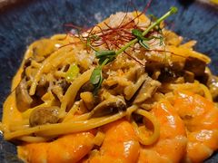 芝士蘑菇鲜虾意大利面-BE BRIGHT KITCHEN(正佳广场店)