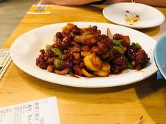 椒香虾仁爆鸡球-陈傻子餐厅(世纪都会店)