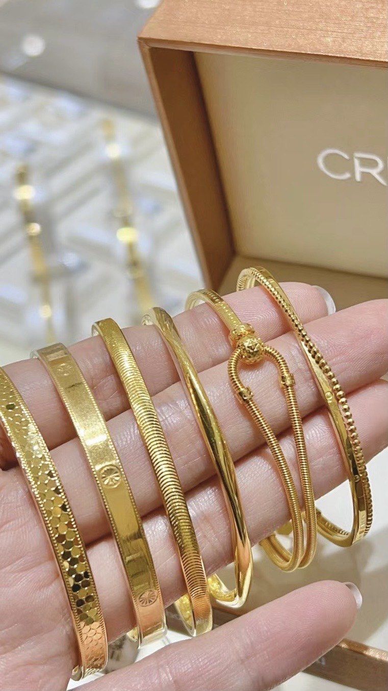 克徕帝黄金手镯合集来啦![惊叹][惊叹]