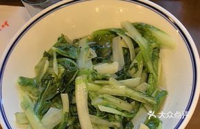 Oil-Poured Baby Bok Choy