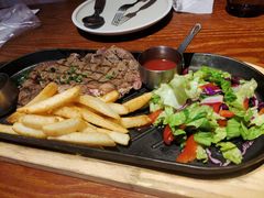 澳洲谷饲黑安格斯西冷牛排-澳骄 Aussie Kitchen·手工披萨·西餐(国大店)