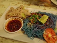 -蝶豆花蓝面条