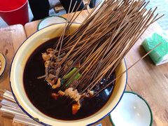 -拈签一笑黄牛肉辣卤串串
