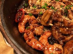 陈酒醋炒鲜虾蘑菇-夏朵餐厅(丁香店)