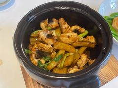 凉瓜豉味海鳗煲-宝丽轩中餐厅BAOLIXUAN