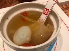 松茸菜胆明月炖花胶-喜来登由由大酒店九州膳坊中餐厅