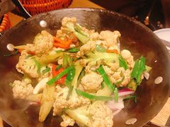 干锅有机花菜-吴记粥铺·淮扬小馆(欧尚店)