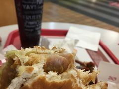 香辣鸡腿堡烤翅明星餐-肯德基(中纬店)