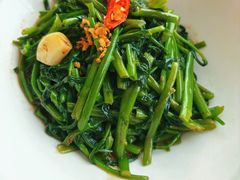 秘制虾酱炒空心菜-帕蓝·暹罗料理(大学路店)