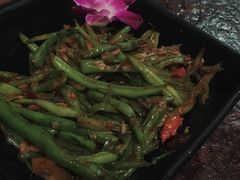 人参芭酱四季豆-上楼私房菜(院士路店)