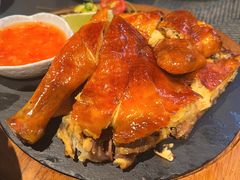 柠檬叶脆皮烤鸡-壹泰东南亚主题餐厅·高良姜风情(州桥店)