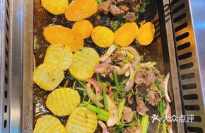 Sweet Potato and Potato Platter