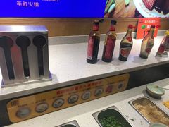 自助调料区-超级鲜•胡毛肚火锅(扬帆店)