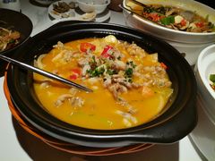 酸萝卜烧牛蛙-老阿爸鲜鱼土菜(独墅湖店)