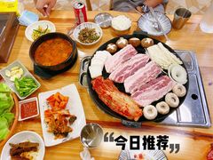 烤五花肉-24 新村雪浓汤(长白山烤肉店)