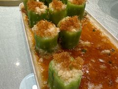 瑶柱金蒜蒸丝瓜-有璟阁港式餐厅(金融街购物中心店)