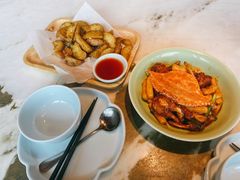 梭子蟹炒年糕-弄堂里(西溪龙湖天街店)
