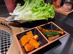 餐前小菜～腌黄瓜-谷牛和牛烤肉(漕河泾印象城店)