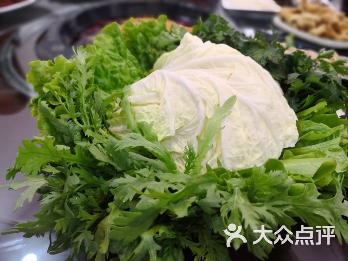 重庆秦妈火锅(哈西店)蔬菜拼盘图片 - 第15张
