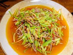 火爆仔姜红椒牛肉丝-不相离盐帮菜(郎园店)
