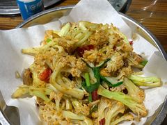 大盘炒有机菜花-猪腰一家·地道佛山菜(里水店)