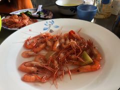 阳澄湖清水虾-鼎鲜·蟹农渔水·阳澄湖大闸蟹·农家乐(美人腿店)