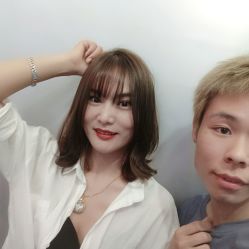-韩鑫烫染接发·收长头发