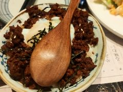 碎鸡肉饭配温泉蛋-芥岛(河北大街店)
