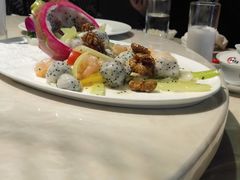 琥珀鲜果炒虾仁-蔡府家宴(699店)
