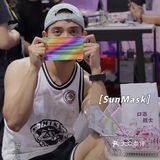会展中心🌈#SunMask #快闪店，神仙颜值口罩😷