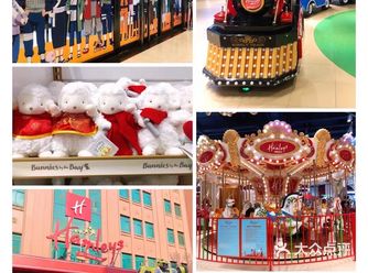 ️位于王府井大街的北京百货大楼内，共四层，外墙漂亮的