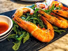 南美白对虾配塔巴斯科辣酱-玛尚诺意式餐厅(官舍店)