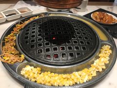 炭底玉米豆芽蒸蛋-韩宫宴烤肉·料理(南京江宁万达店)