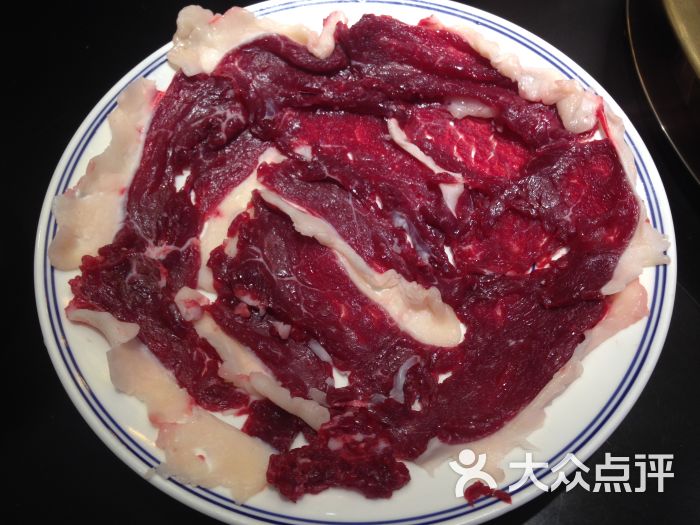 小牛海记潮汕牛肉店(永定路店)五花肉图片 - 第1335张