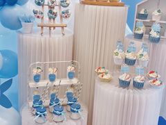 店内布置-玉见cake低糖蛋糕甜品台定制(河西店)