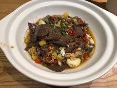 鸭血鸡杂煲-费大厨辣椒炒肉(万家丽一店)