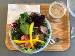 甜心摇滚鳄梨烤牛肉沙拉-dotcom coffee古点咖啡(致真大厦店)