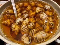 古越陈酿煮花螺-杭州西子湖四季酒店·金沙厅