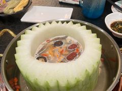 -得意咚瓜·顺德鱼生·冬瓜盅火锅
