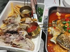 炭火烤手撕鸡-烟火鱼乡(京华城店)