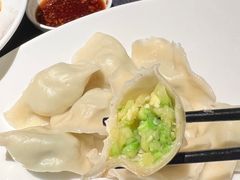 西葫芦鸡蛋水饺-北院·果木烤鸭·25年东北菜(创意产业园店)