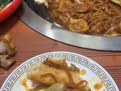 脊骨芸豆锅-满兴咱妈烀饼铁锅炖(兰州北街店)