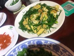 沙葱炒蛋-范记靖远羊羔肉(博物馆店)