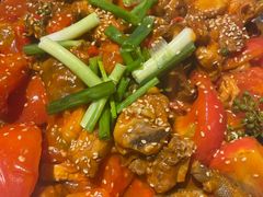 -贵州辣子鸡番茄鸡