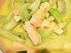 丝瓜鸡蛋虾滑-明丰小渔馆(明月路店)