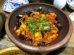 苦藠烧茄子-灶东家民间菜(回兴店)