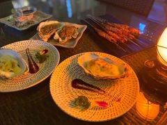 烧烤盐香鲜虾-深圳温德姆至尊酒店·大堂吧·户外花园